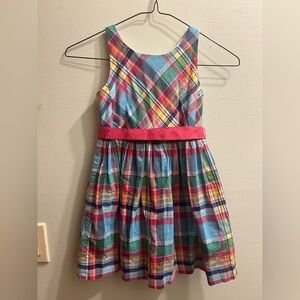 Girls Polo Ralph Lauren Plaid Dress Size 5
